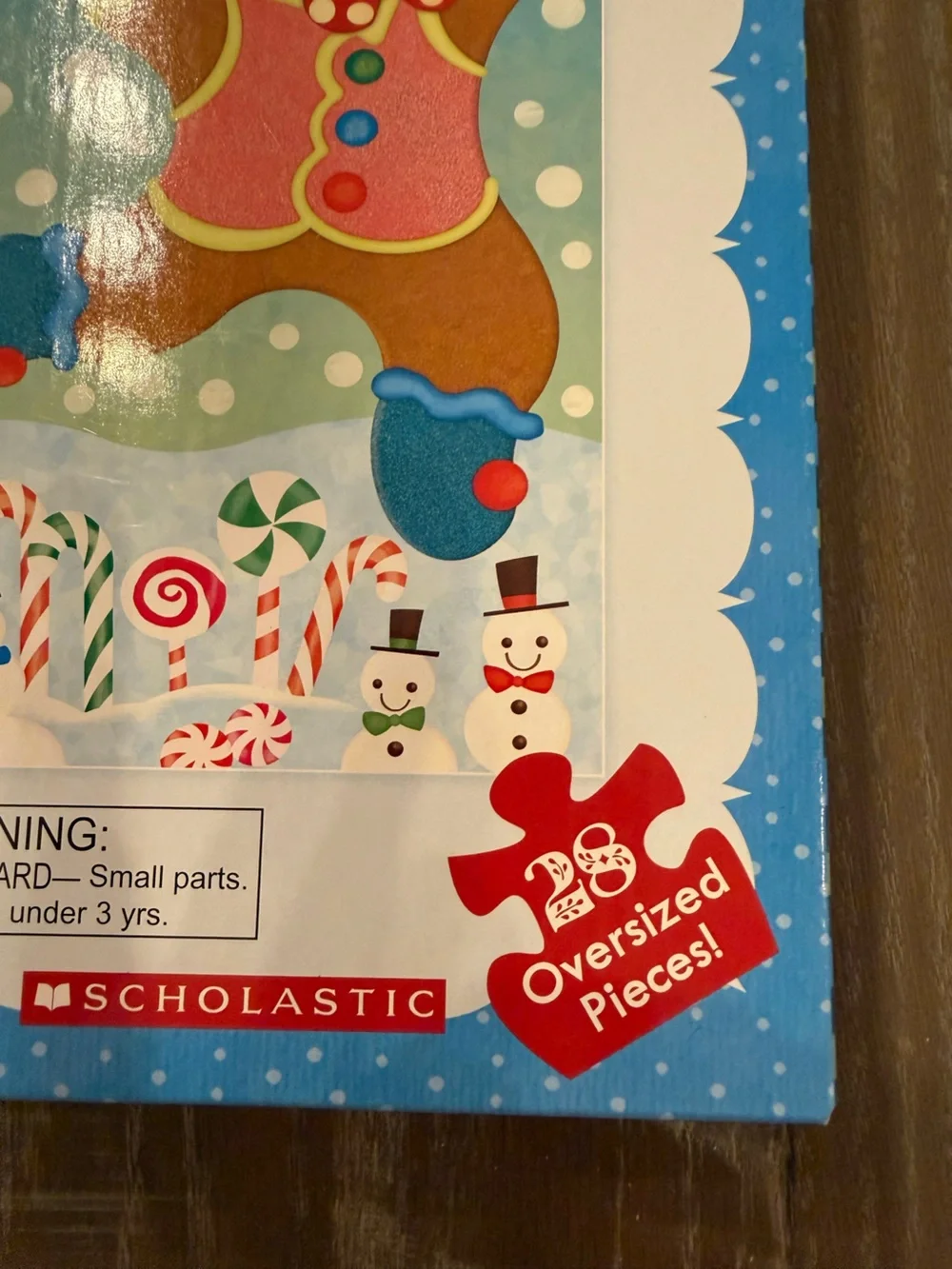 Scholastic Gingerbread Man Floor Puzzle - 28 pieces